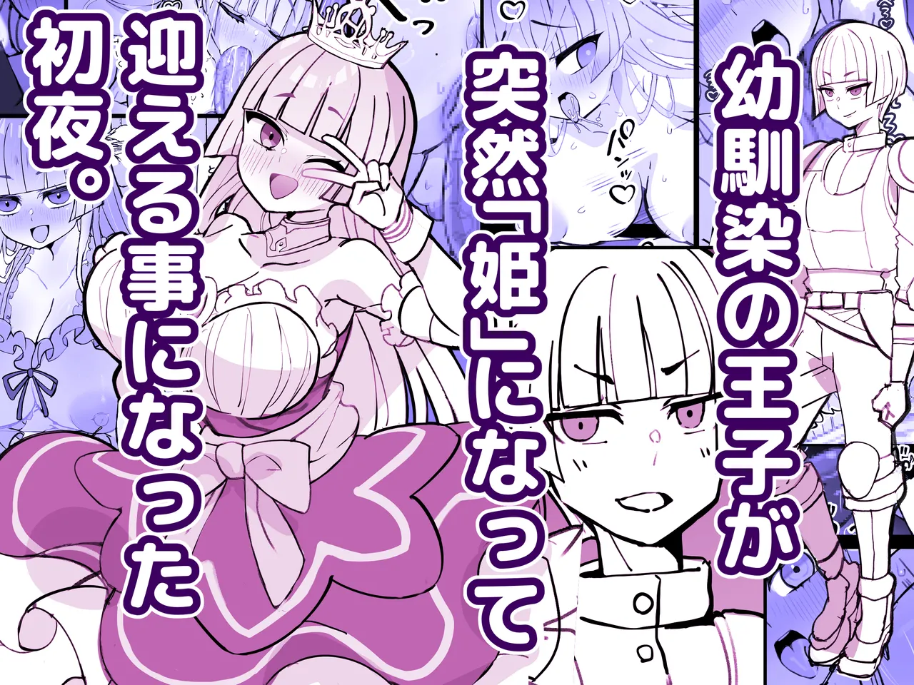 Osananajimi no Ouji ga Totsuzen Hime ni natte Mukaeru Koto ni natta Shoya / My Childhood Friend Who's a Prince Turned Into A Princess And It's Our First Night After We Got Married cover