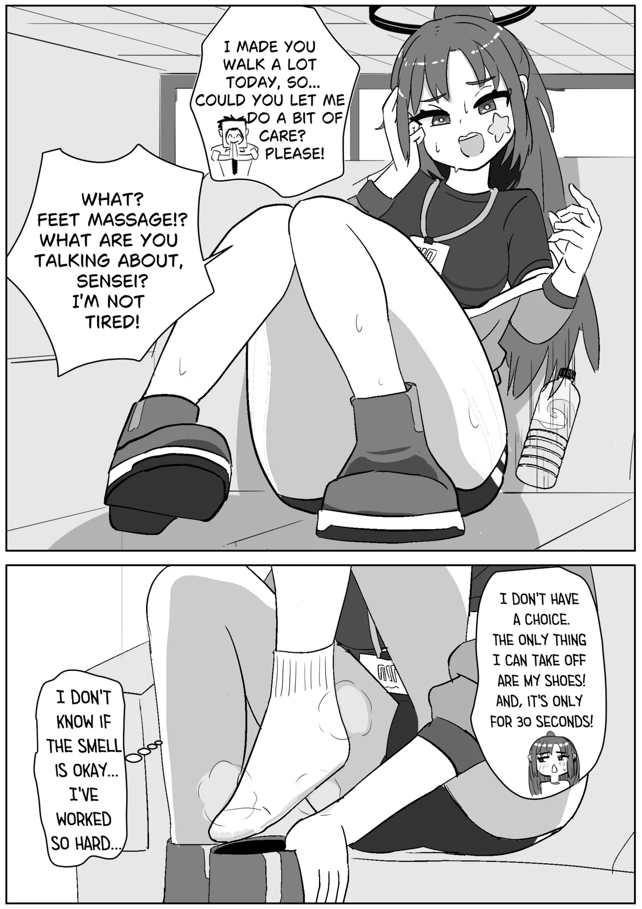 Foot Massage for (Sportswear) Yuuka cover