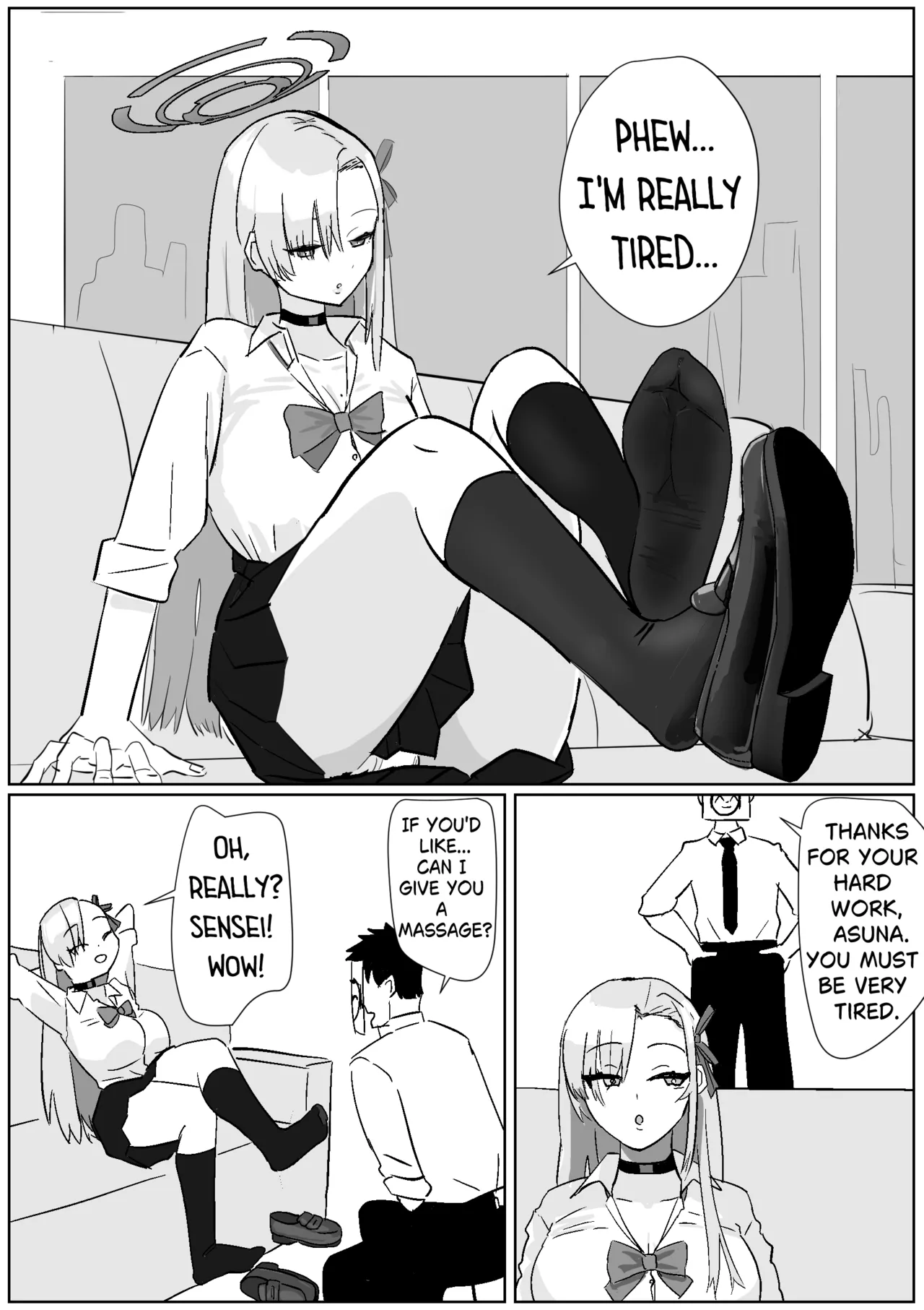 Asuna's Special Treat Socks cover