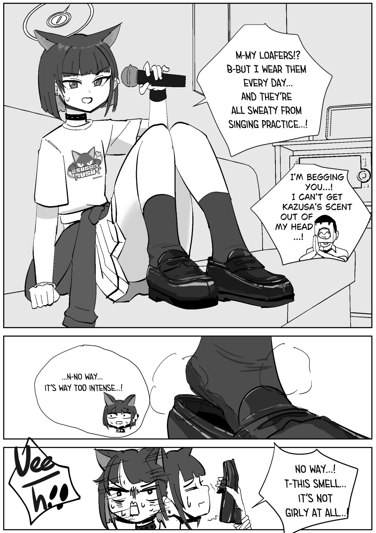 Kazusa’s Post-Practice Stinky Foot Tease cover