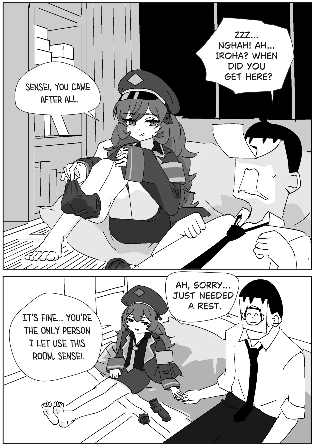 Iroha’s Reward Socks Handjob cover