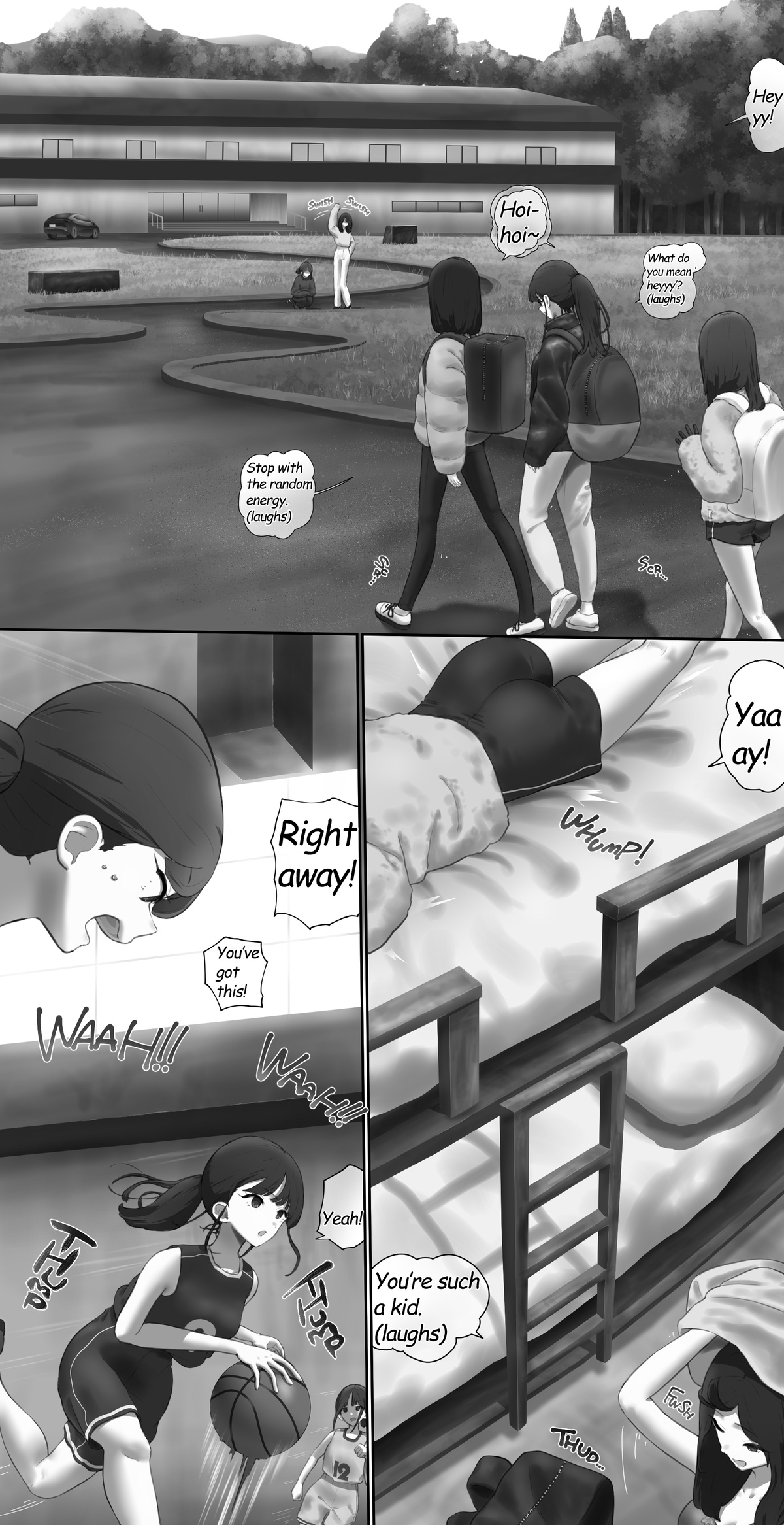 A Basketball Girl Forced to Switch Places with a Menial Human Livestock cover