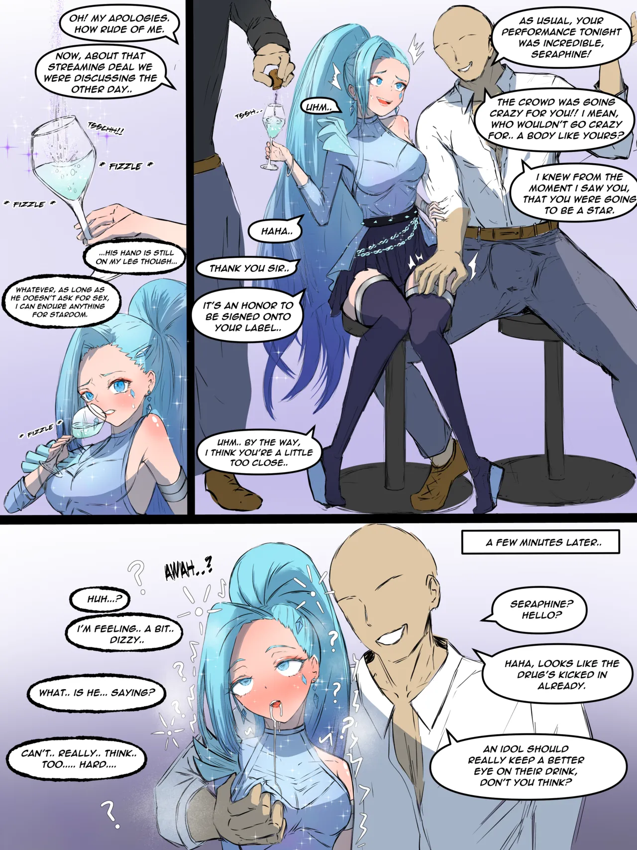 KDA Seraphine After the Concert cover