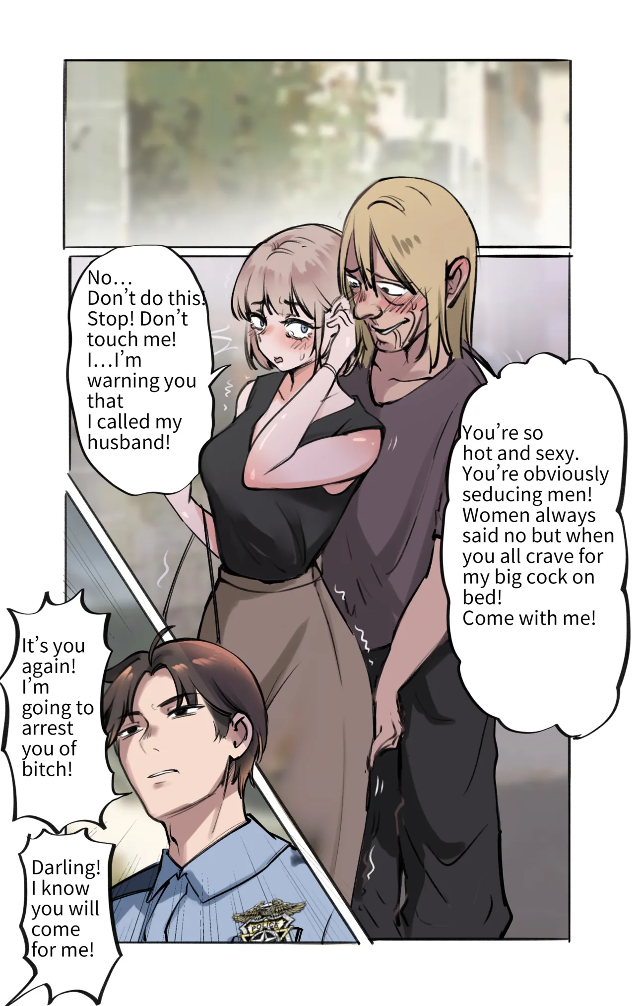 The feminization of a policeman: Remake cover