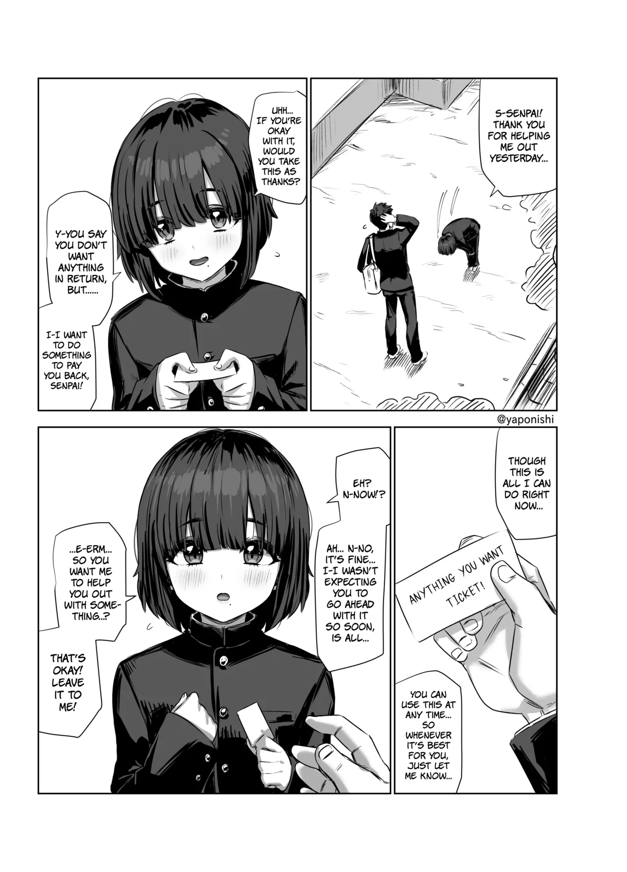 Senpai and Kouhai cover