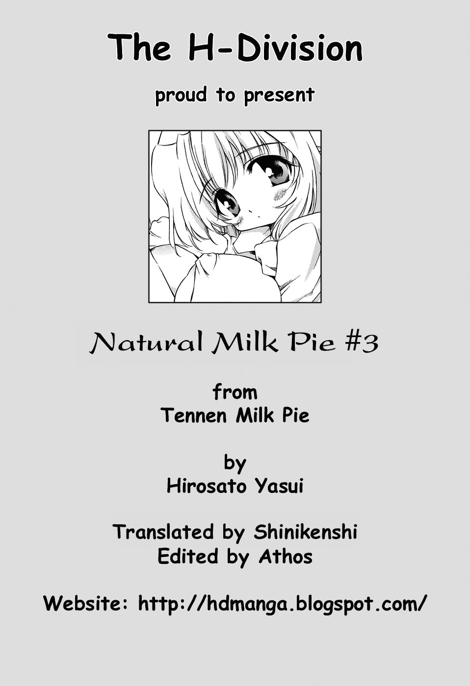 Natural Milk Pie #3 cover
