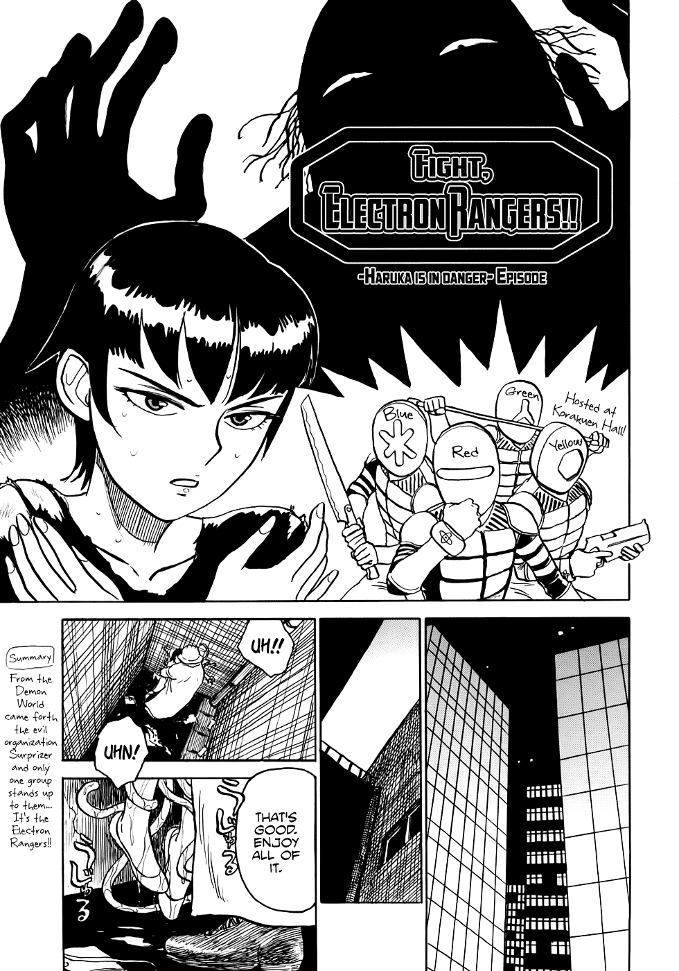 Fight, Electron Rangers!! -Haruka is in danger- Episode (From MOMOMAN) (English) =LWB= cover
