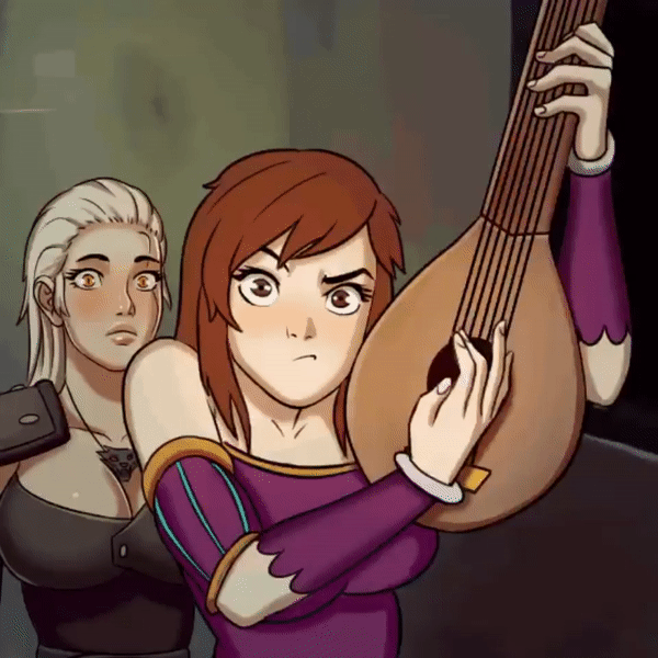 The Witcher and the horny bard cover