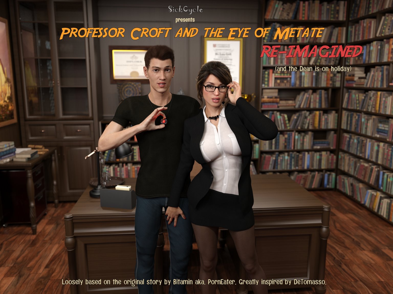 Professor Croft and the Eye of Metate cover