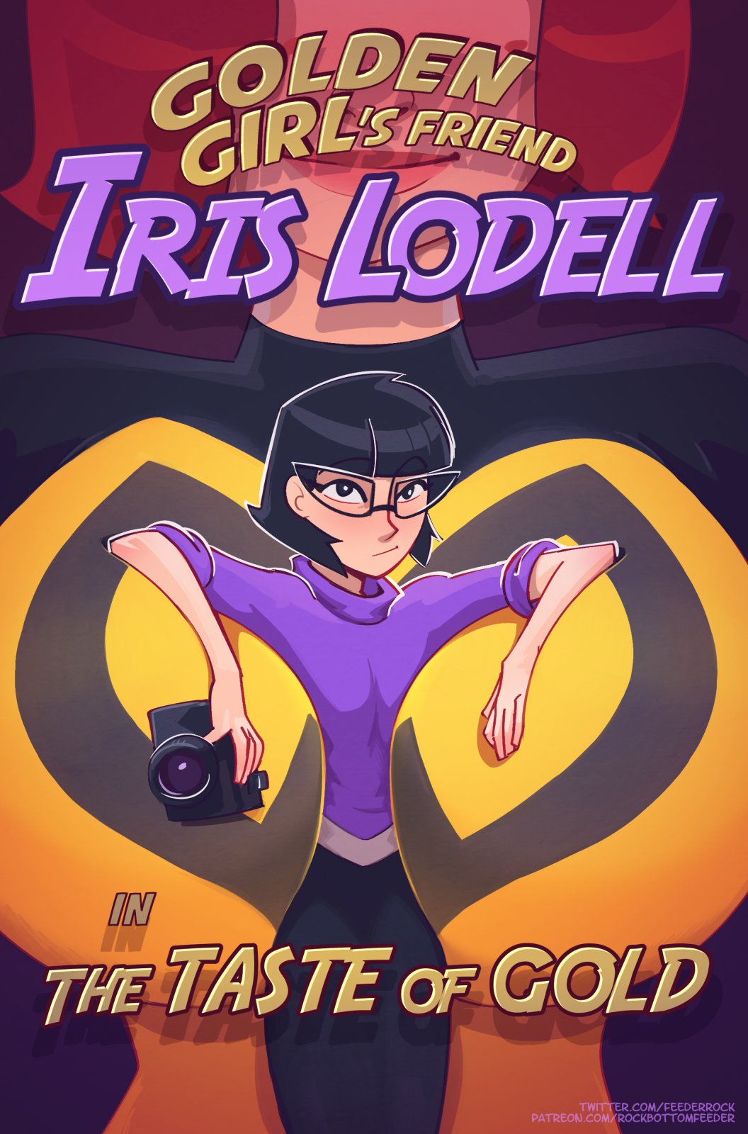 Iris Lodell in: the Taste of Gold! cover