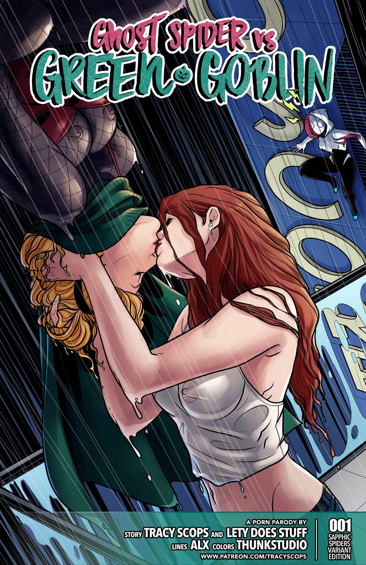 Ghost Spider VS. Green Goblin cover