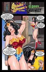 Wonder Woman in Sloppy Ending cover