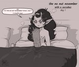No Nut November with a succubus cover
