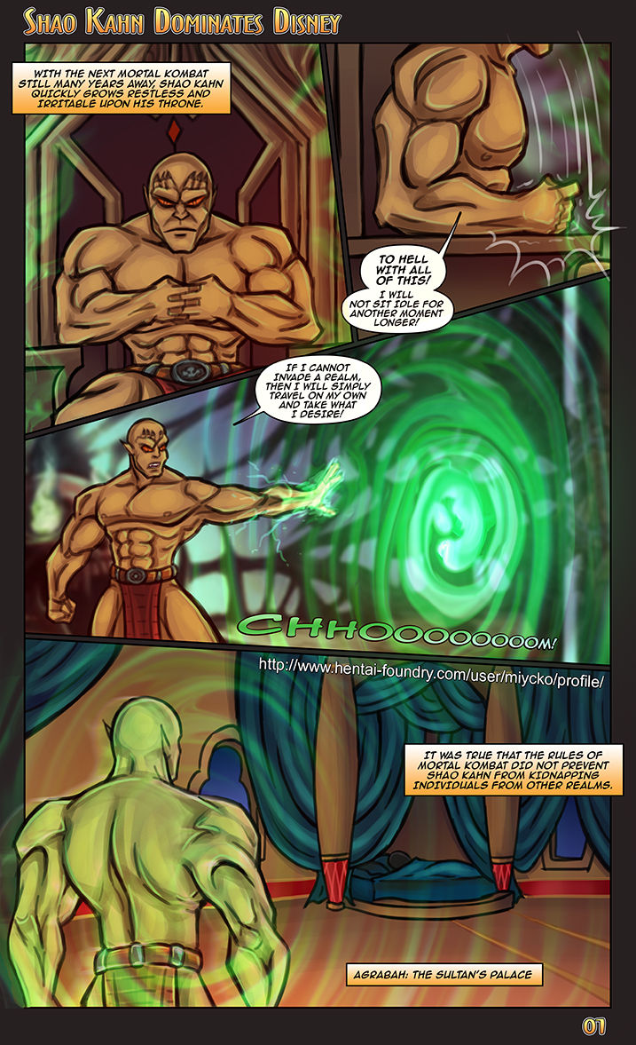 Shao Kahn Dominates Disney cover