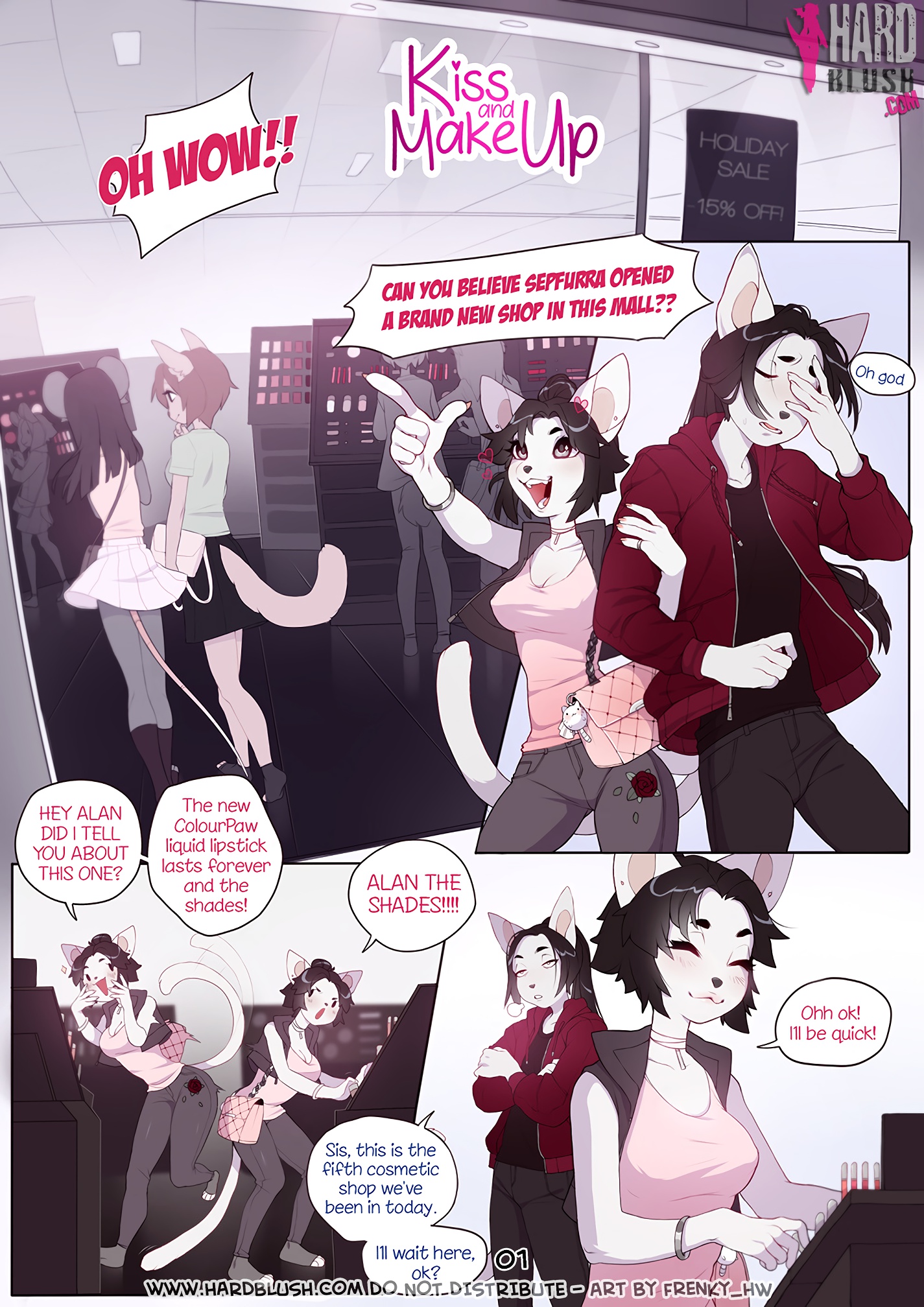 Kiss and makeup cover