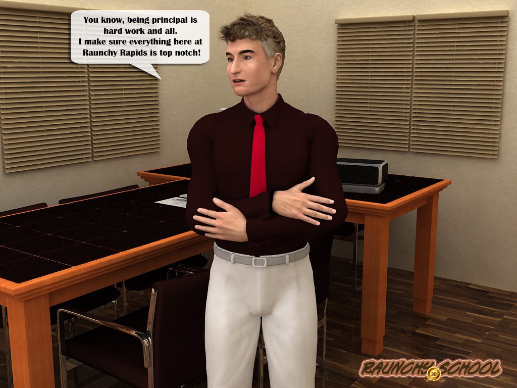 New teacher works hard to impress a horny principal cover