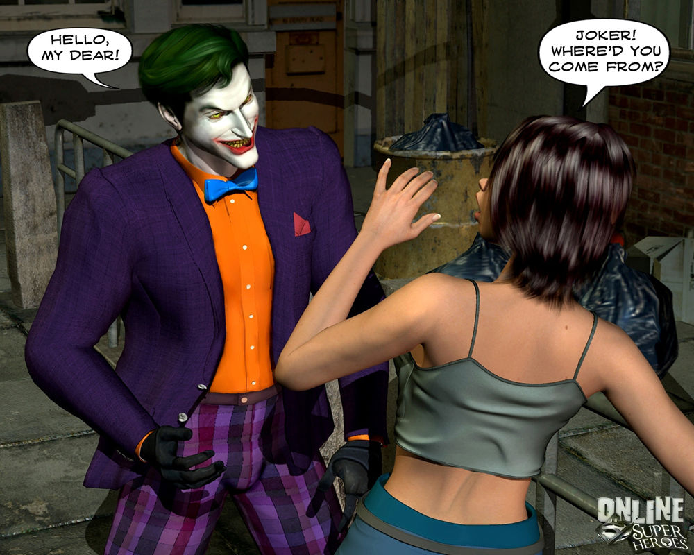 Joker bangs a hot babe in the alley cover