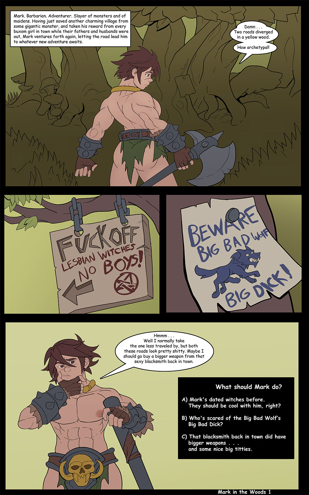 CYOA: Mark in the Woods cover