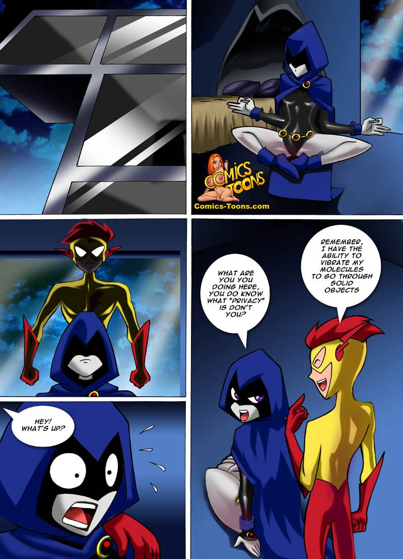 RAVEN X KID FLASH cover