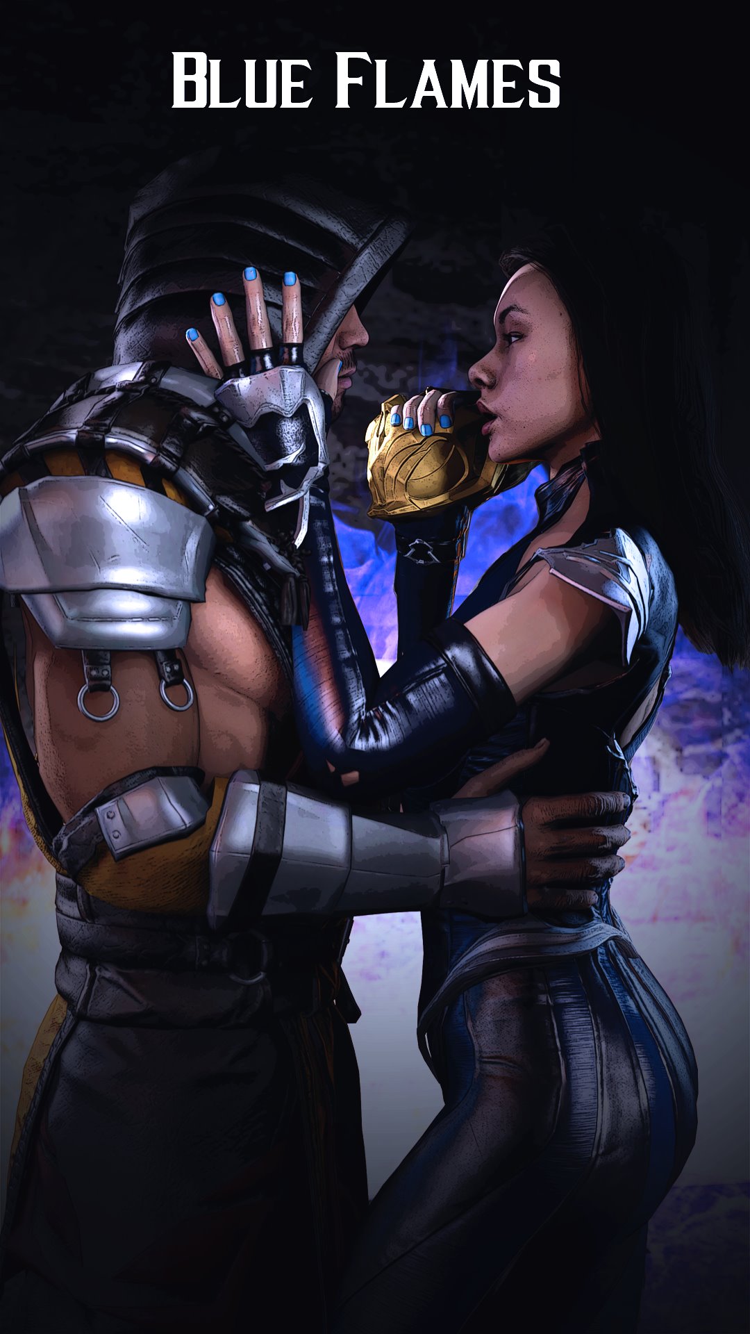Blue Flames cover