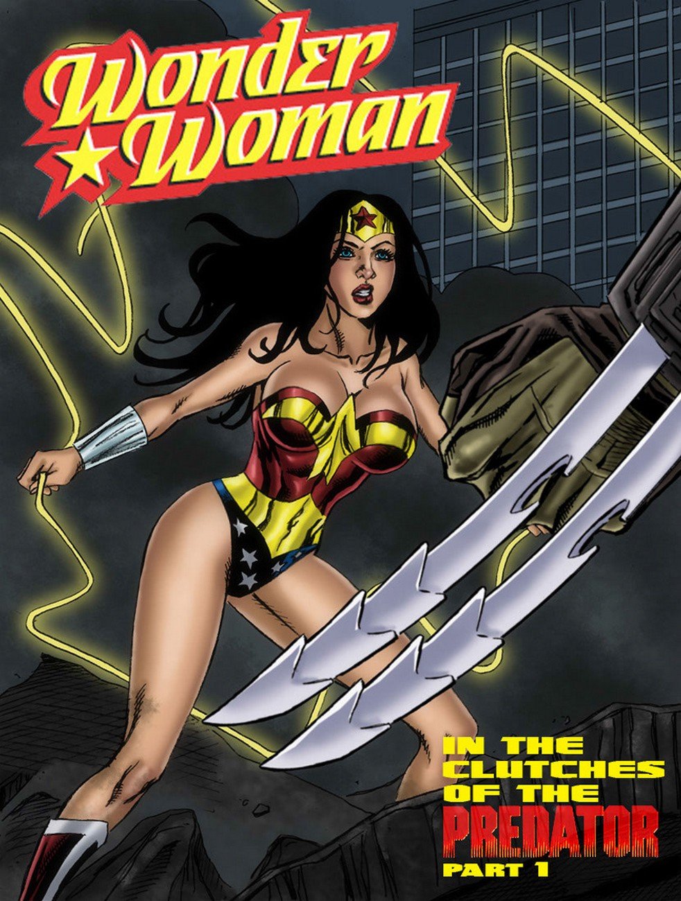 WonderWoman - In The Clutches Of The Predator Part 1 cover