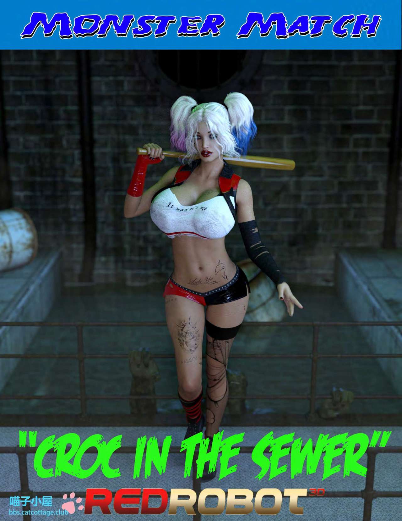 Monster Match - Croc in the Sewer cover