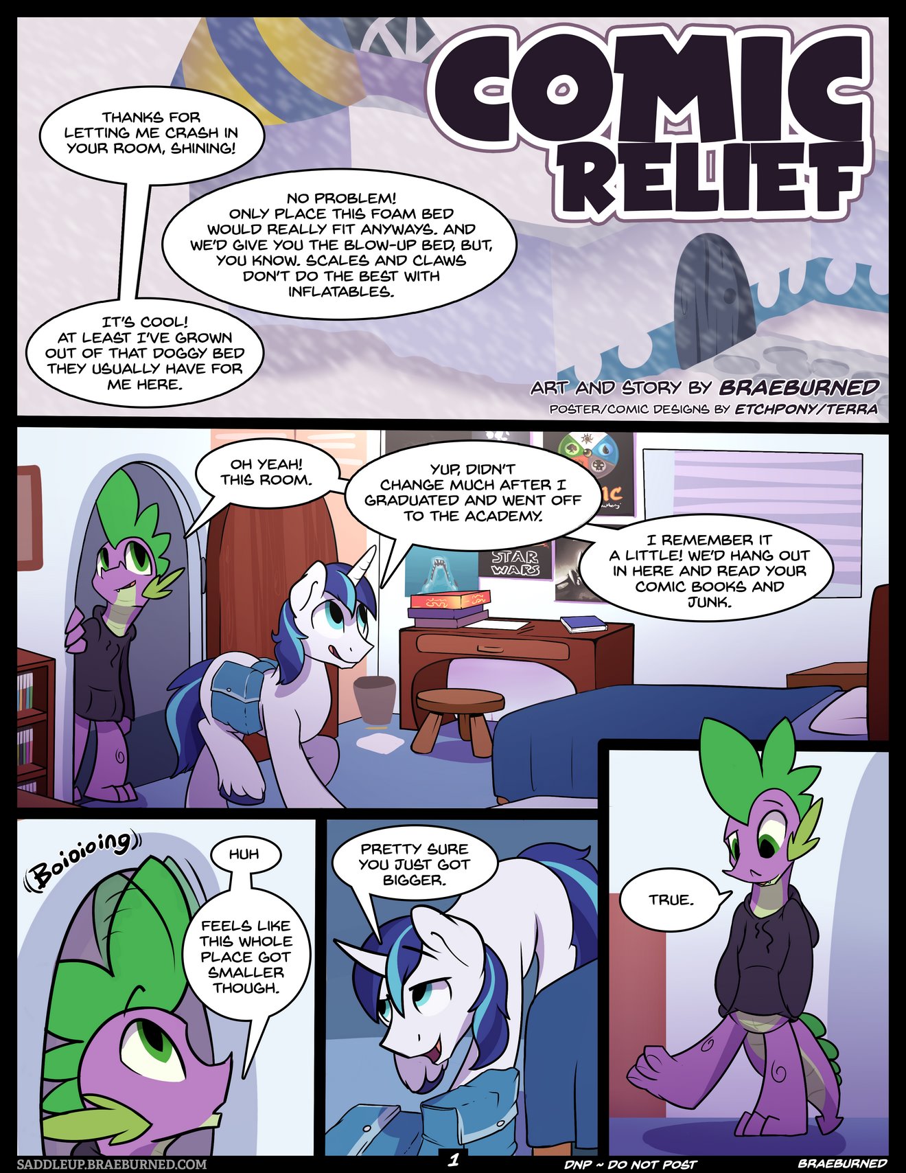 Comic relief 1 & 2 cover