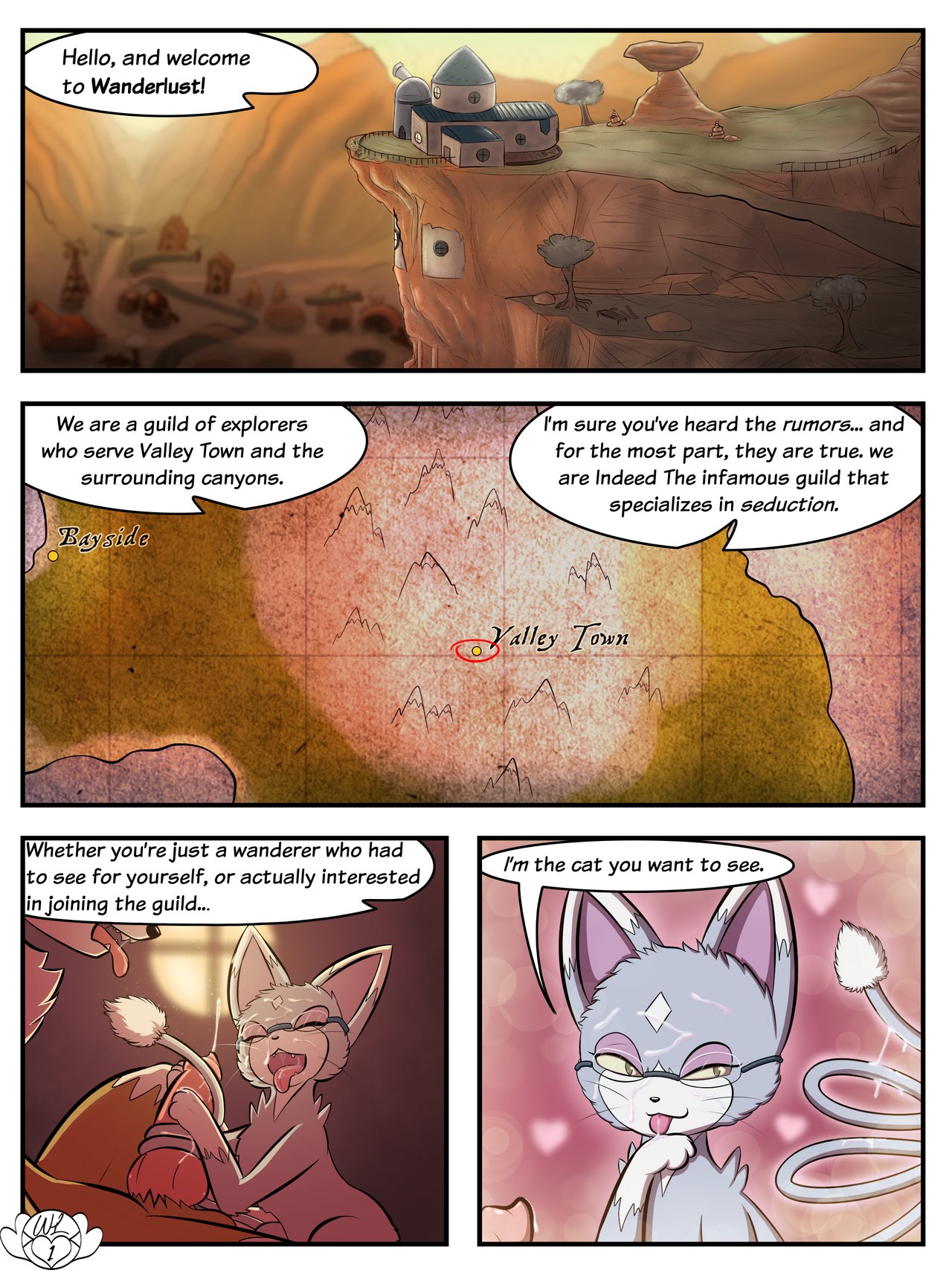 Wanderlust intro comic cover