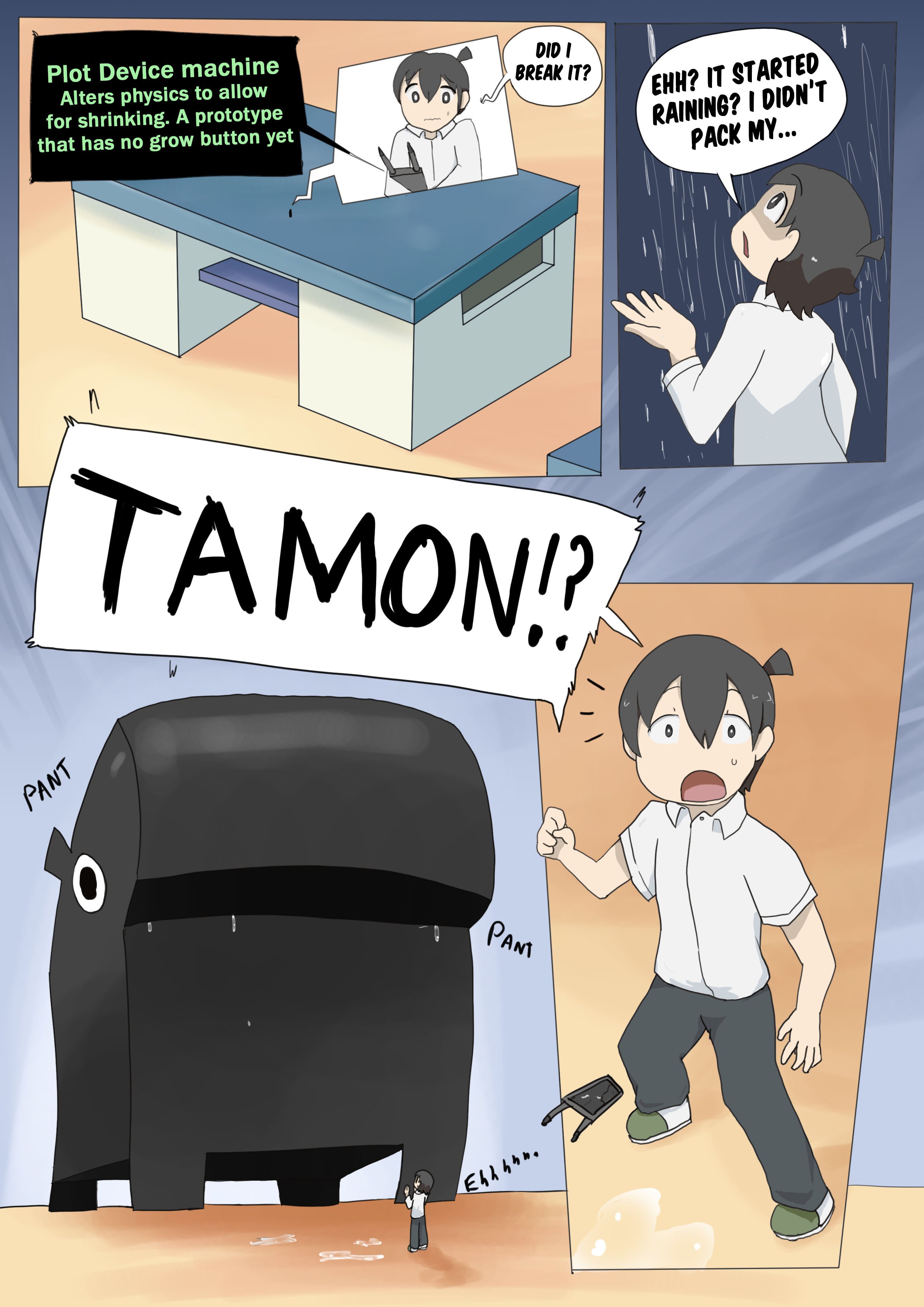 Tamon's new life as socks cover
