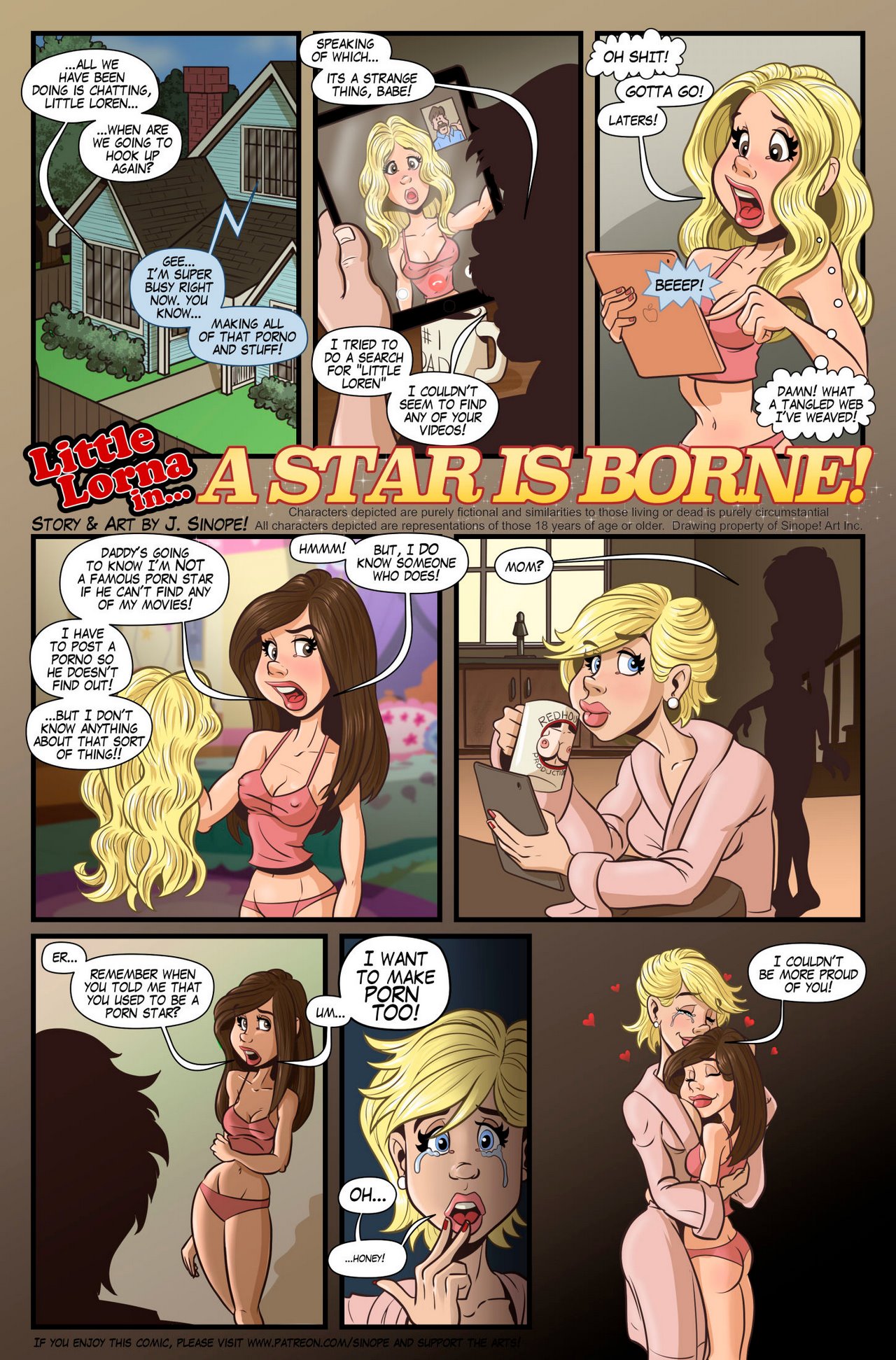 Little Lorna in... A Star Is Born! cover