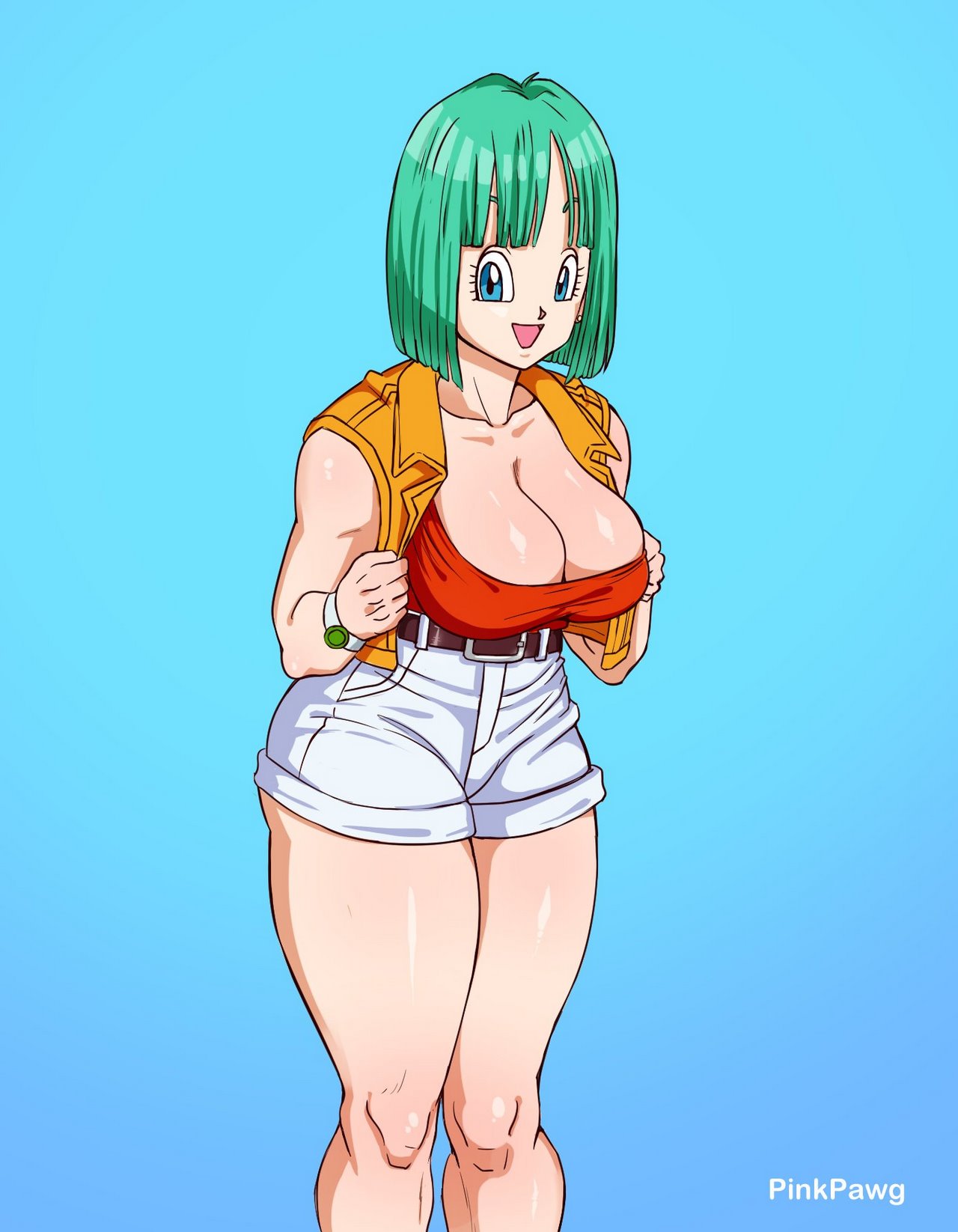 Bulma & Vegeta cover