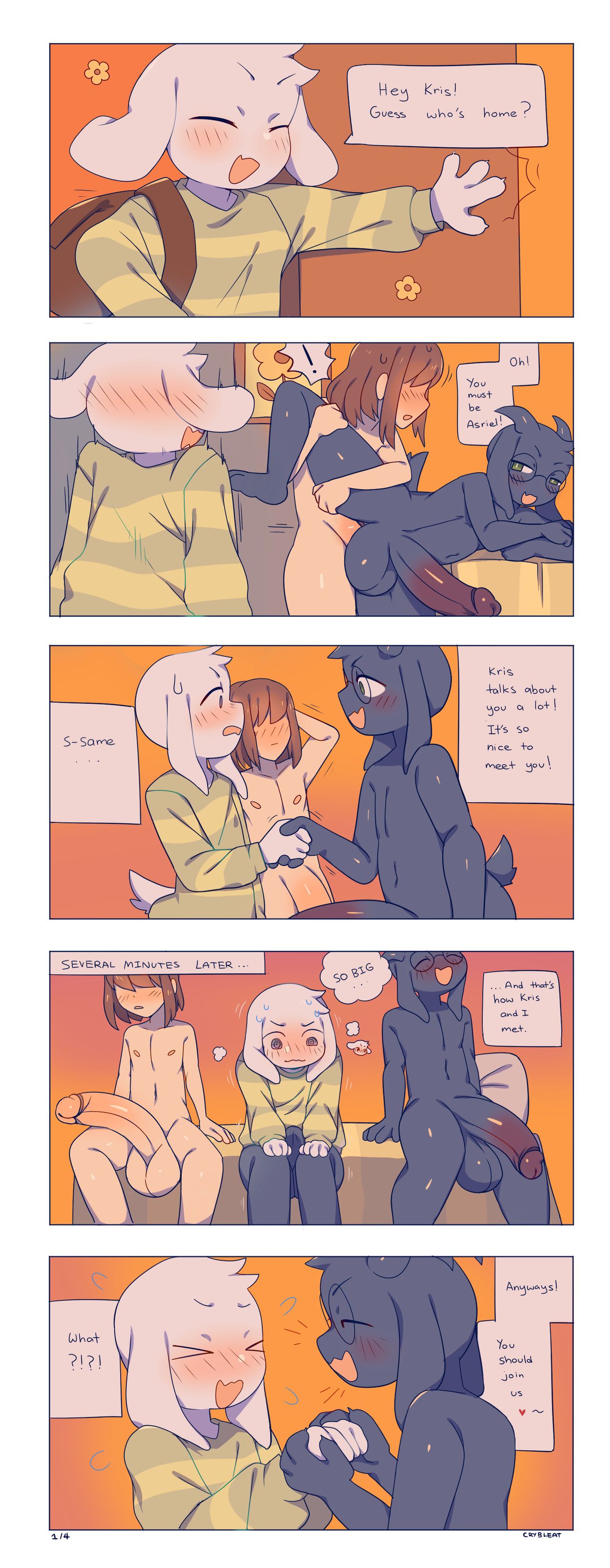 Asriel Gangbang cover