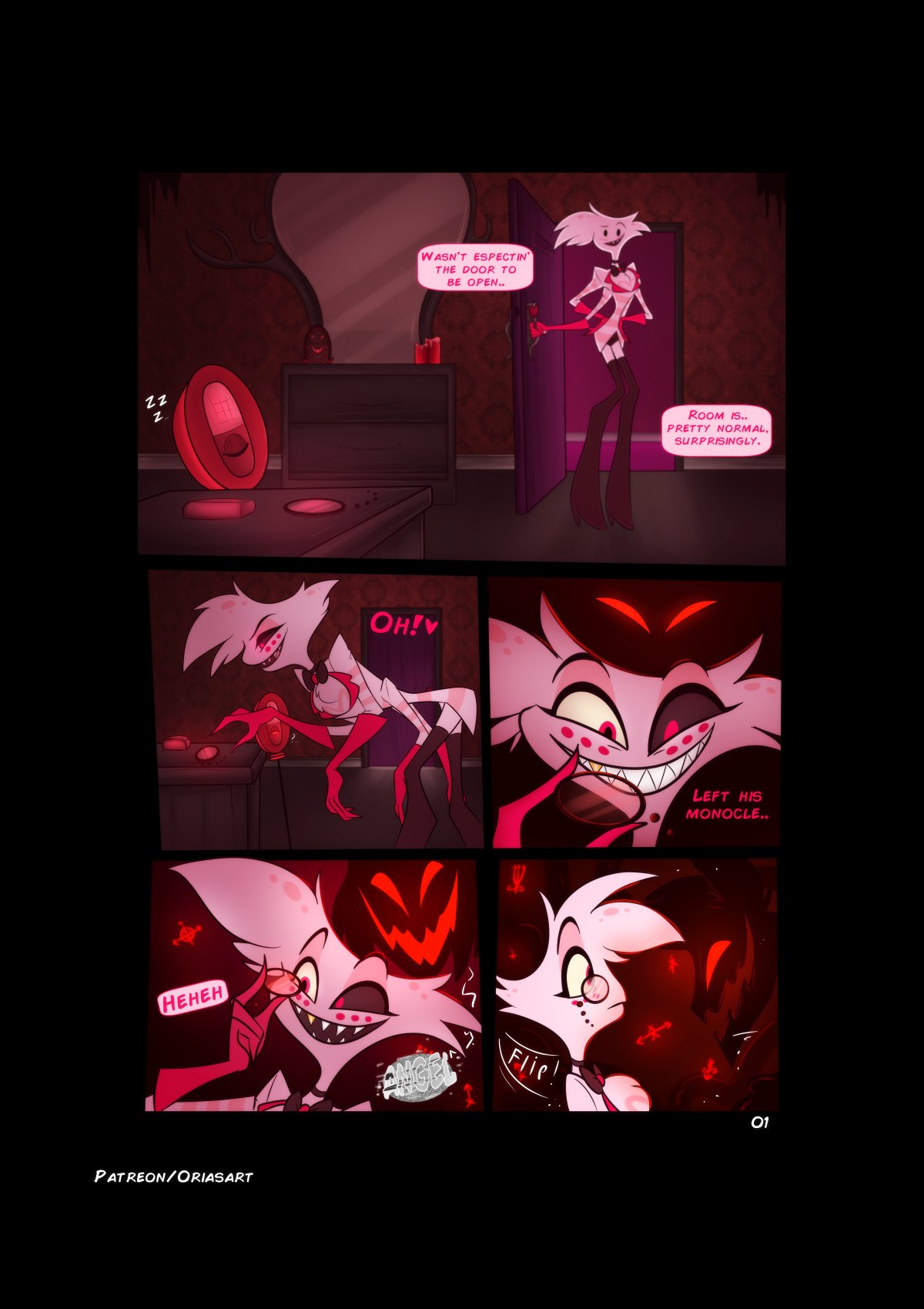 No touching Hazbin hotel cover
