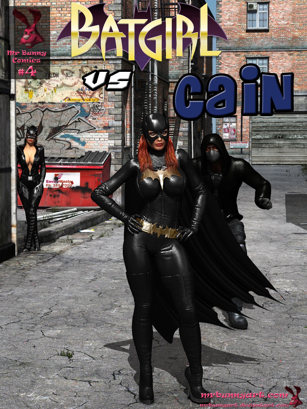 Batgirl vs Cain cover