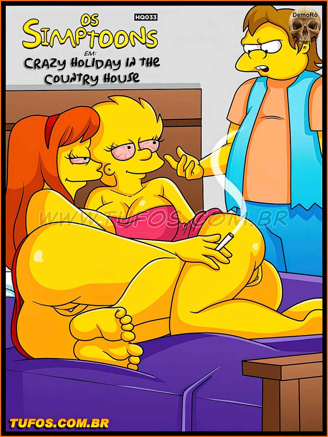 Os Simptoons 33 – Crazy Holiday In The Country House cover