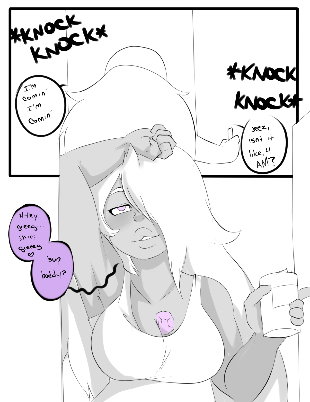 Amethyst's drinking problem cover
