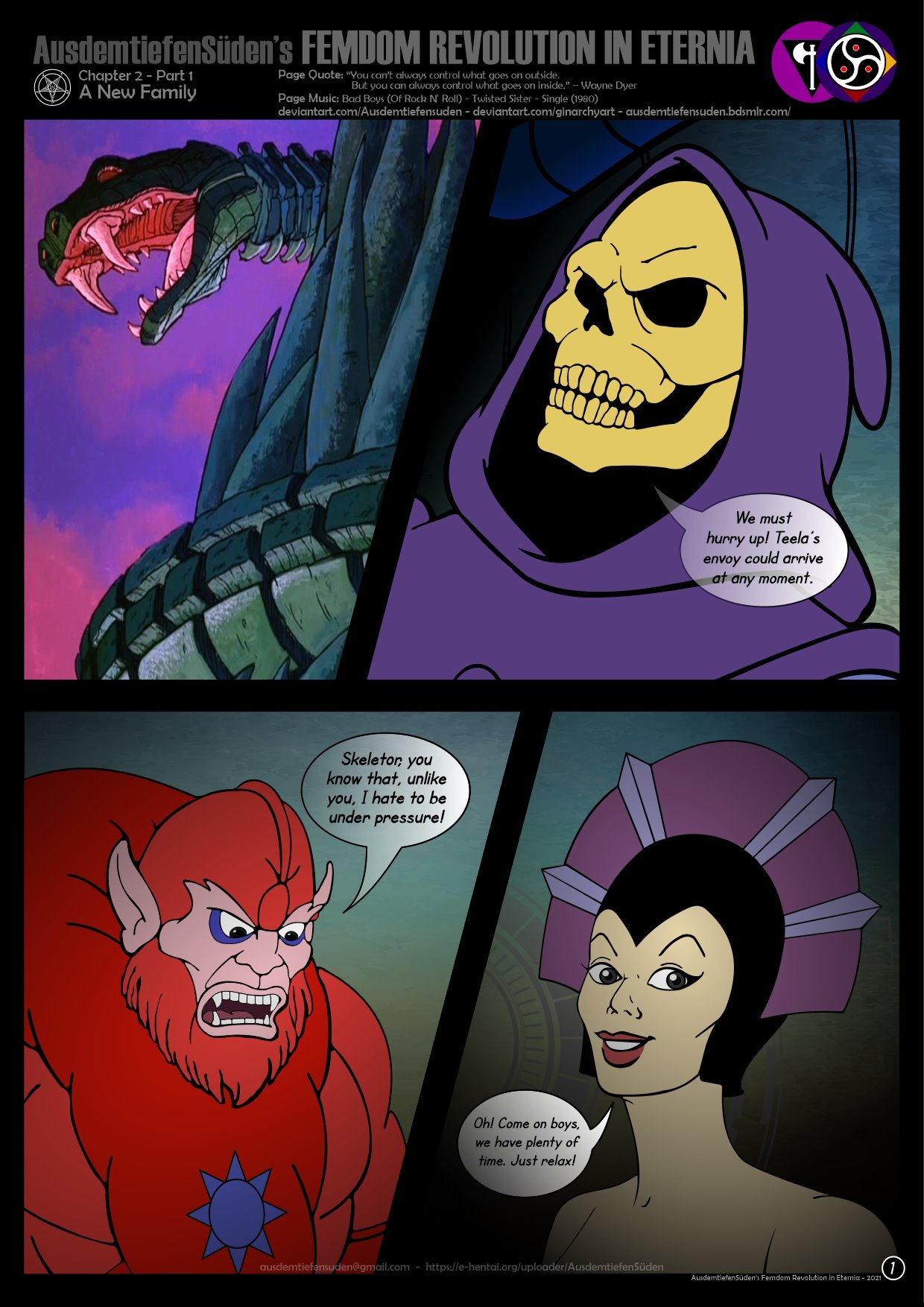Femdom Revolution in Eternia - Chapter 2 Part 1 cover