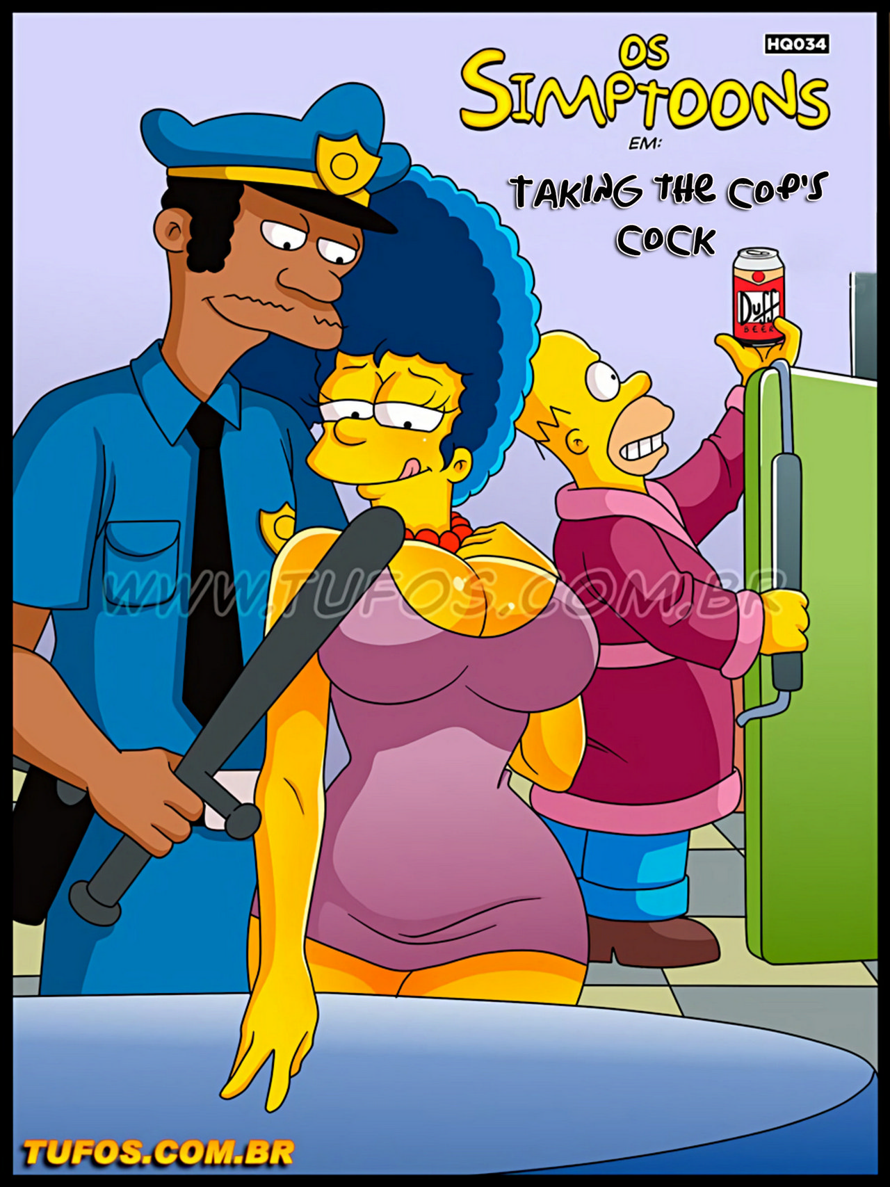Os Simptoons 34 - Taking The Cops Cock cover