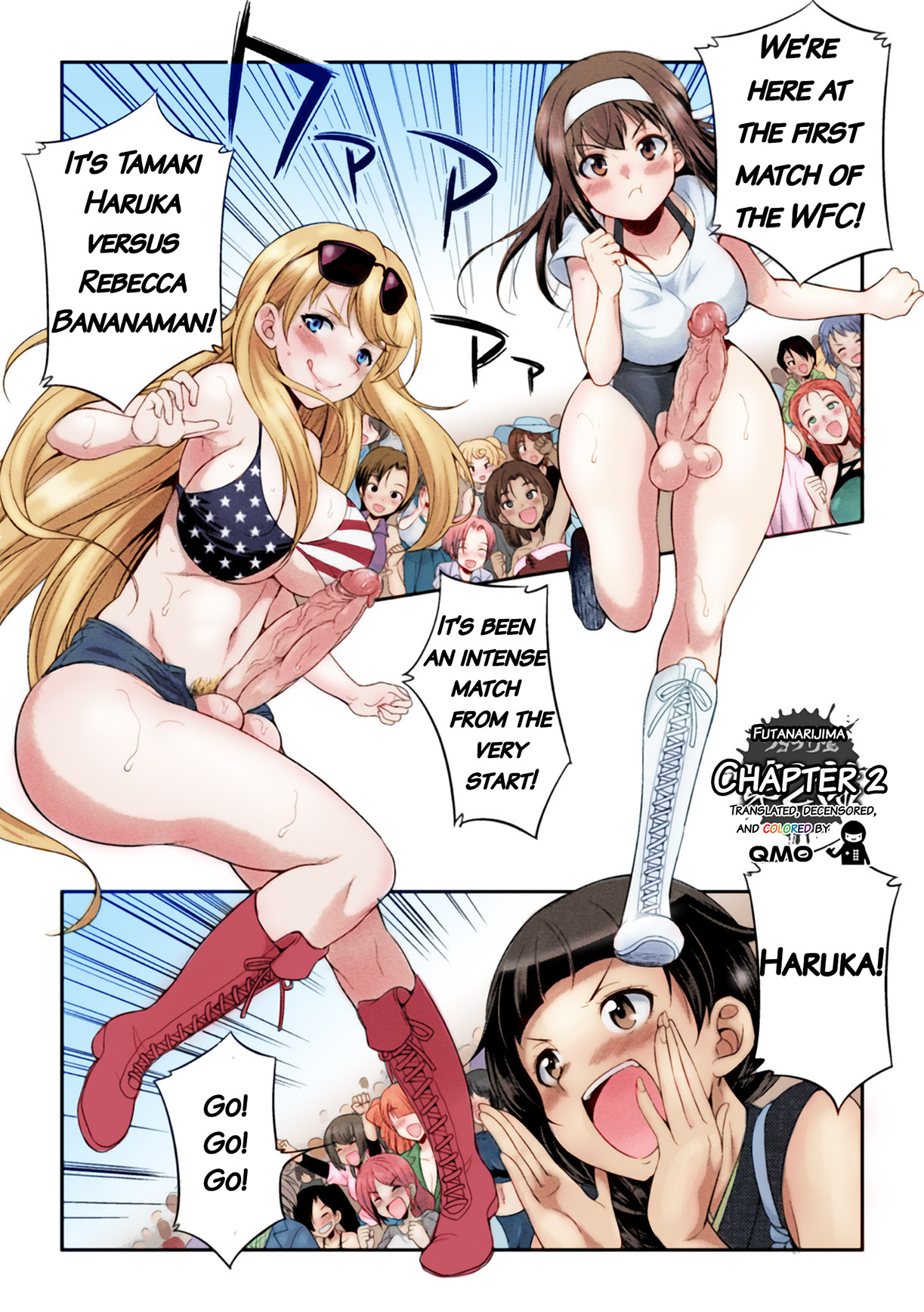 Colored Futanarijima ~The Queen of Penis~ Ch. 2 cover