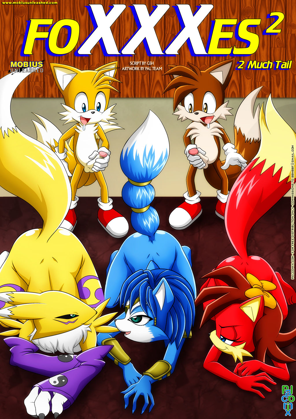 FoXXXes 2: 2 Much Tail cover