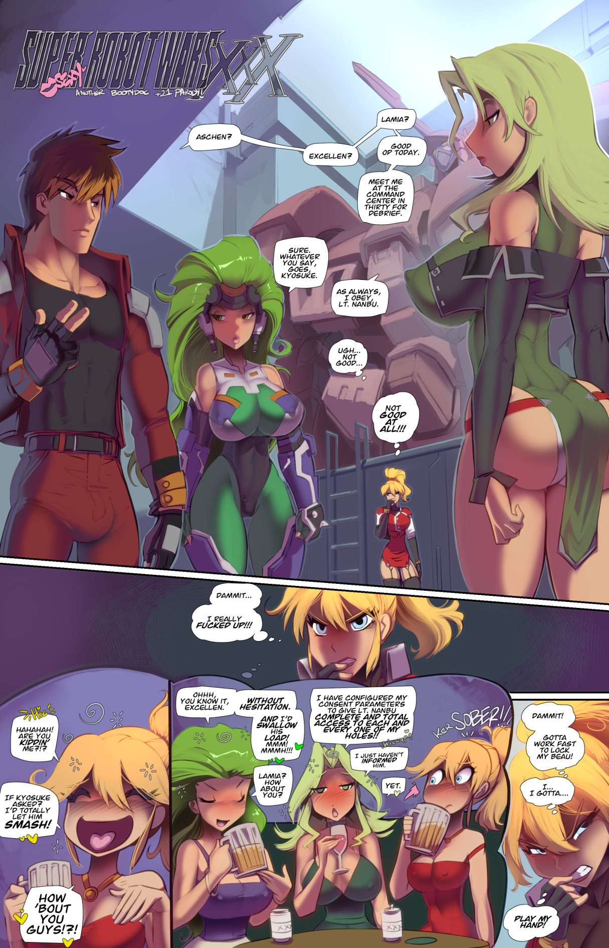 Super (Sexy) Robot Wars XXX cover