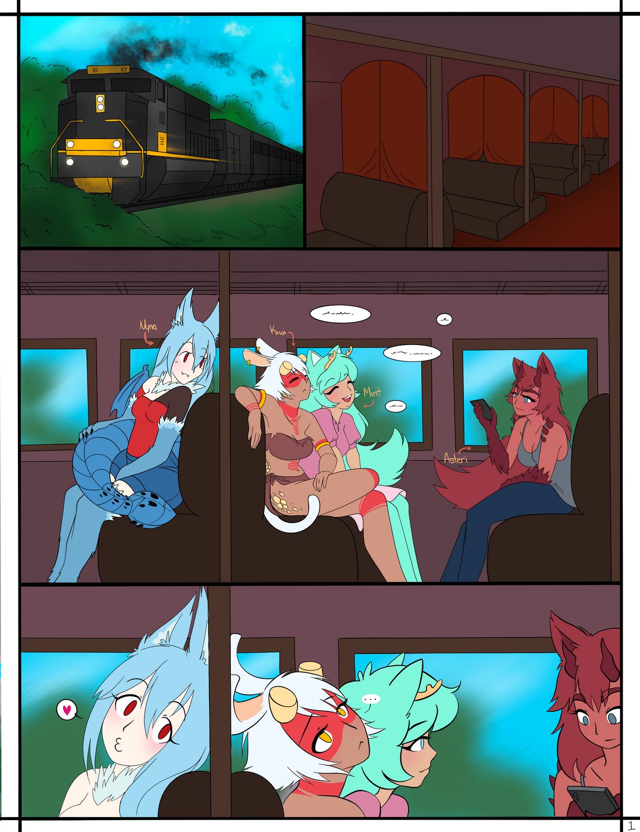 Nyna's train adventure cover