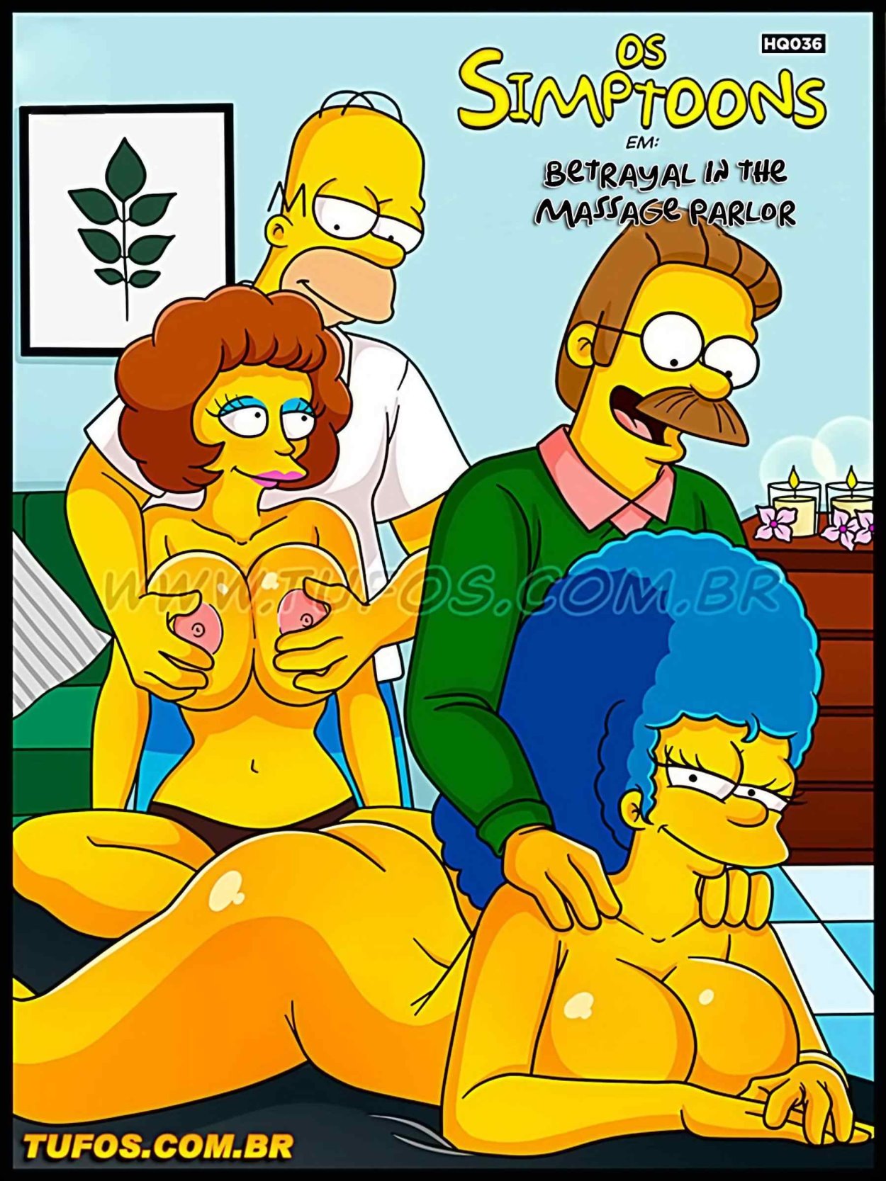 Os Simptoons 36 – Betrayal in The Massage Parlor cover