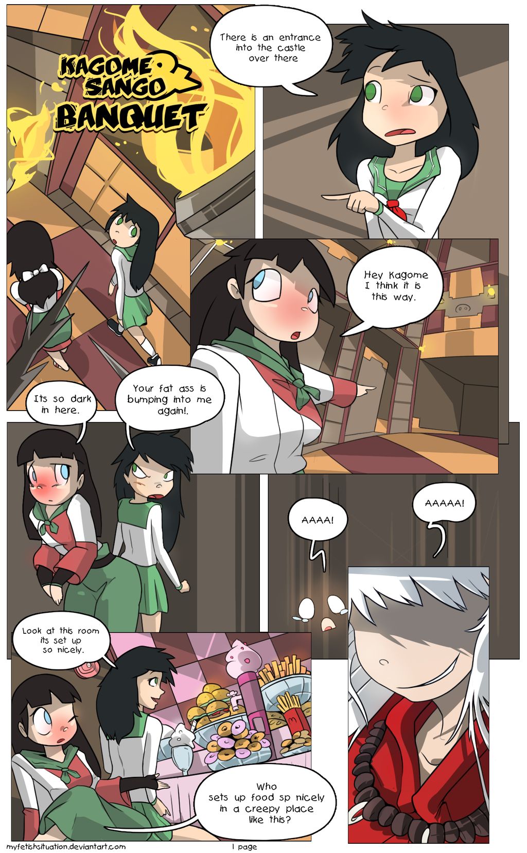 Kagome and Sango Banquet cover