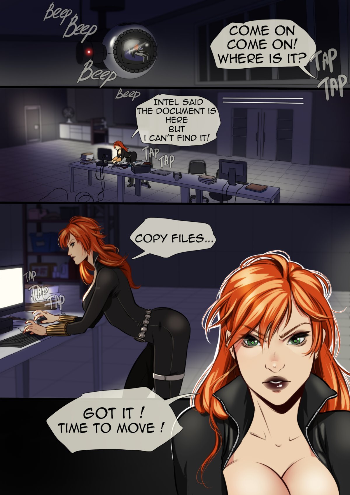 Black widow end cover