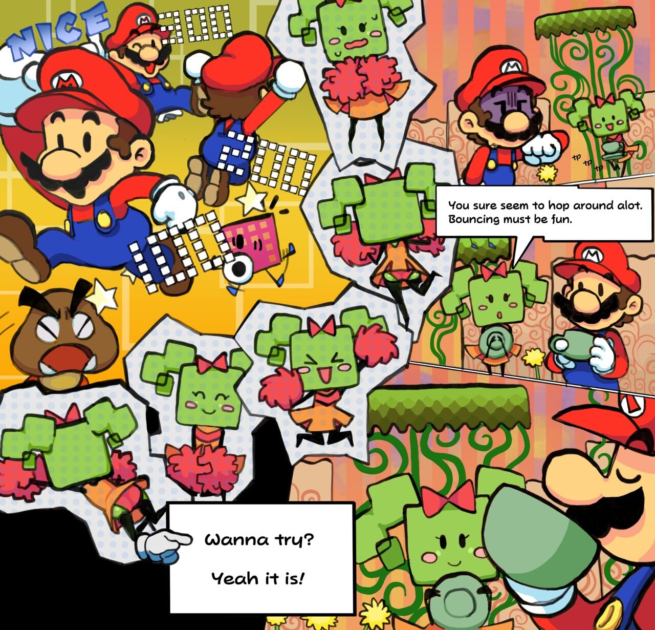 Mimi x Mario cover