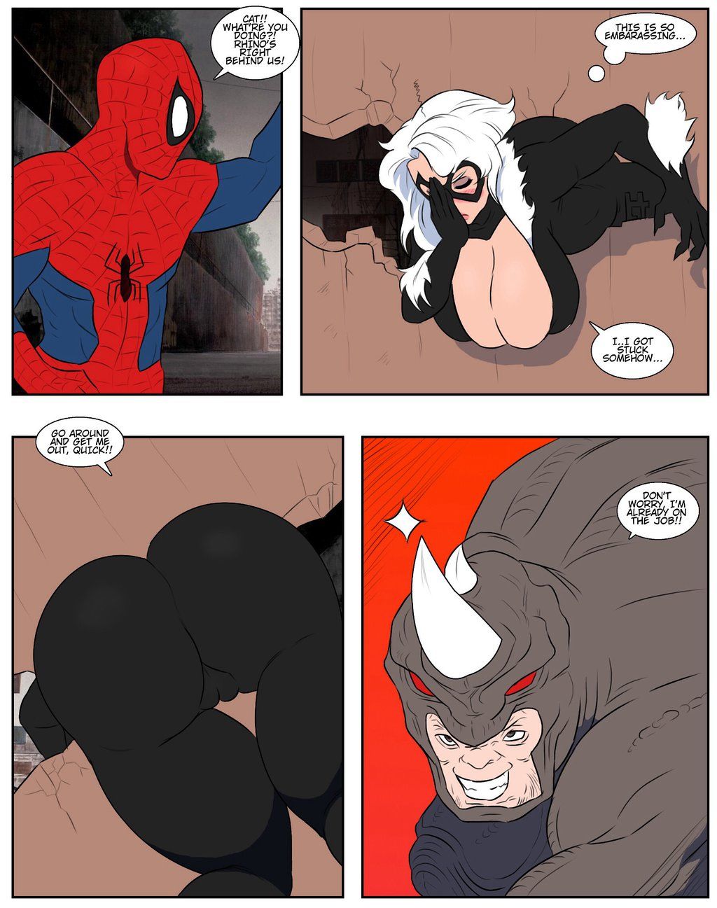 Black Cat gets Horny cover