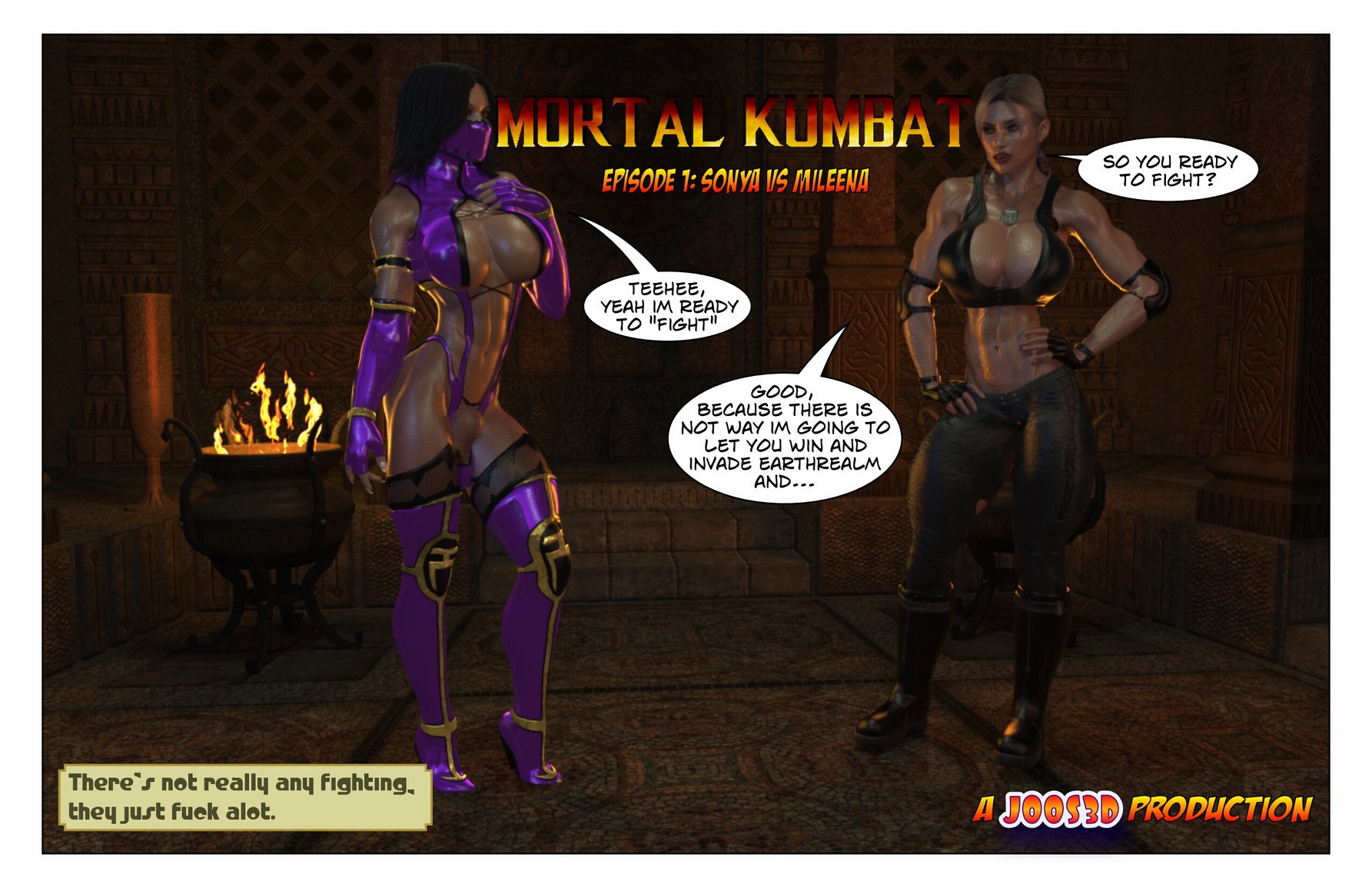 Sonya Vs Mileena cover
