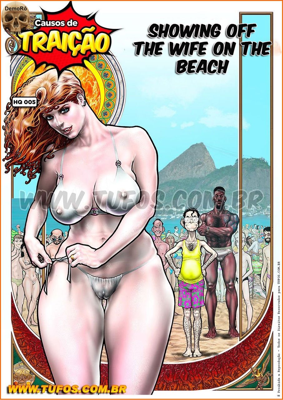 Stories Of Betrayal 5 - Showing off the wife on the beach cover