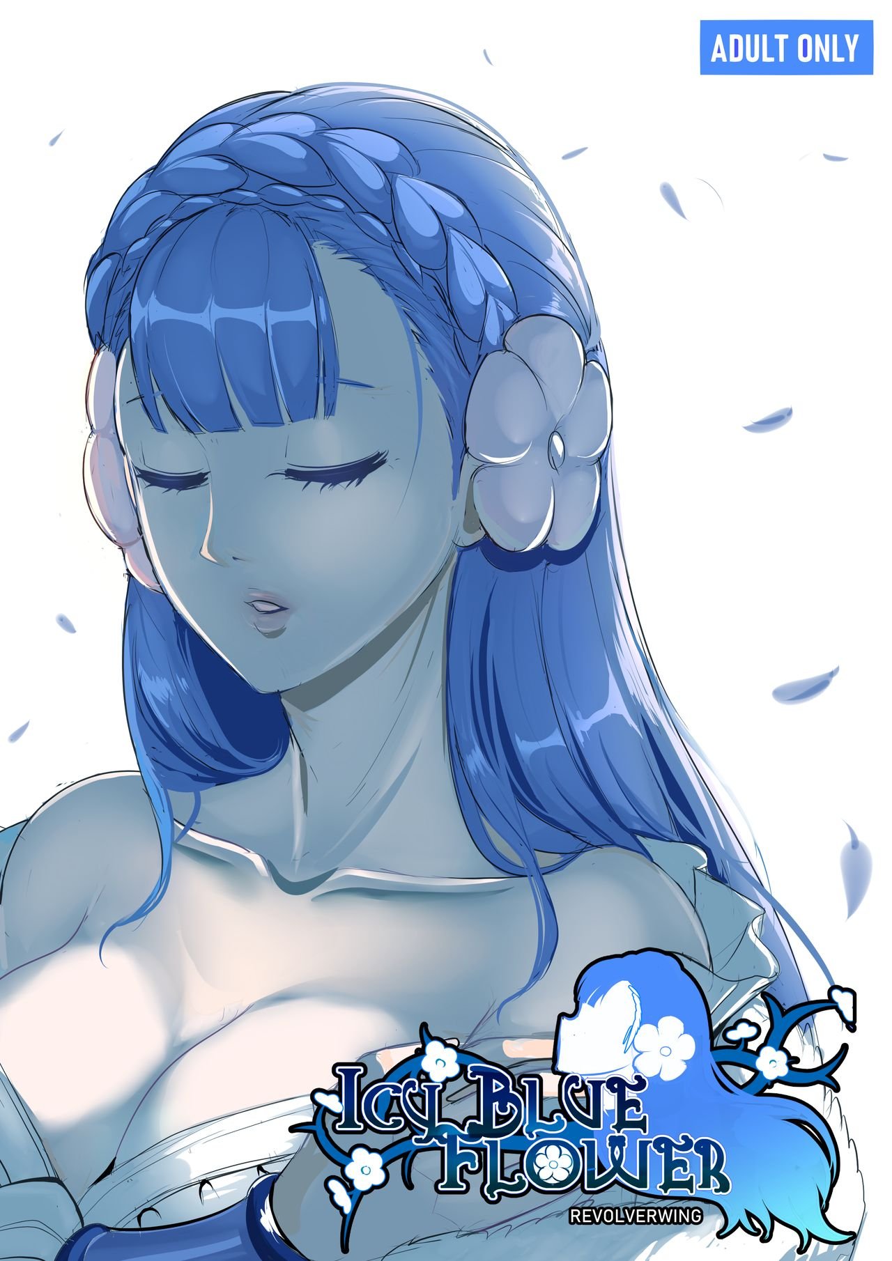 Icy Blue Flower cover